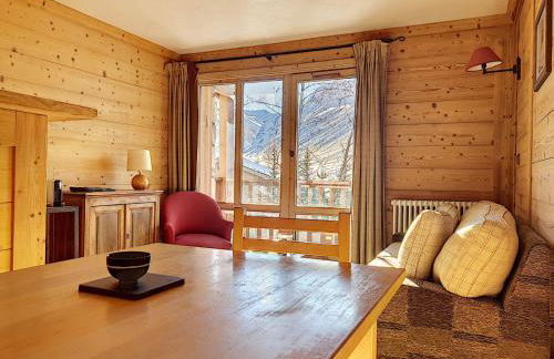 Charmant Appartement au Chatelard, Val-d'Isère, Accès Direct aux Pistes, Parking Inclus - FR-1-518-130 - Foto 5