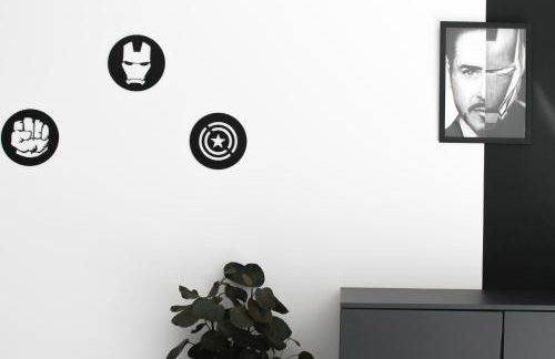 Marvel-Apartment - für Freunde & Familien, stadtnah, Parkplatz, E-Ladestation, Gitterbox für Fahrräder, Fitnessstudio, digitale Gästemappe mit Restaurant- und Unternehmenstipps - Foto 3