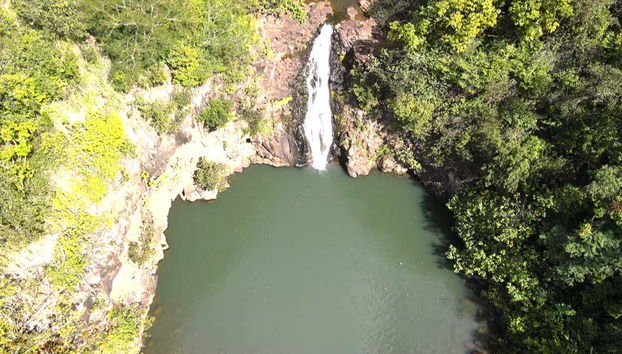 The Waimea Waterfall awaits!
