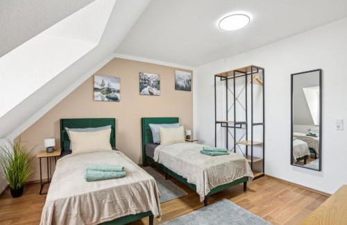 Larooms Merseburg - Apartment NP24 - 2 Zimmer - 4 Betten - Waschmaschine - Parkplatz - Balkon - Foto 13