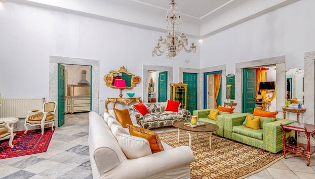 Zona de estar del vestíbulo