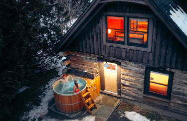 Private Adirondack Log Cabin, Hot Tub, Sauna & Swimming Hole, near Whiteface - Foto 1