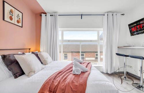 Modern 1A Longton Studio Near Alton Towers with Free Wi-Fi & Kitchenette - Foto 2