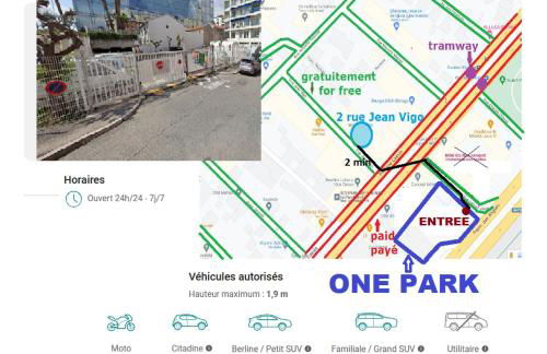 The NICE - 3 rooms, 3air cond, 3TV, 3fans, 2 wc, WIfi everywhere 5min aeroport, train, beach, 1min tram, 15 min centre, port, parking possible - Foto 38