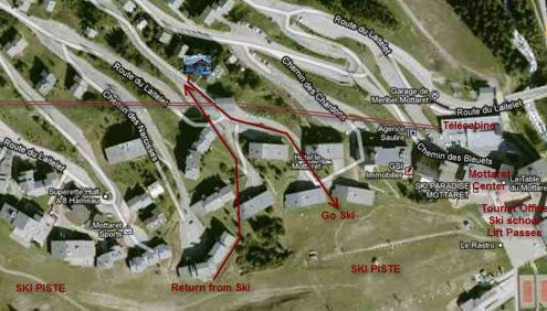 Chalet La Grande Ourse Meribel 135 m2 apartment near pistes - Foto 2