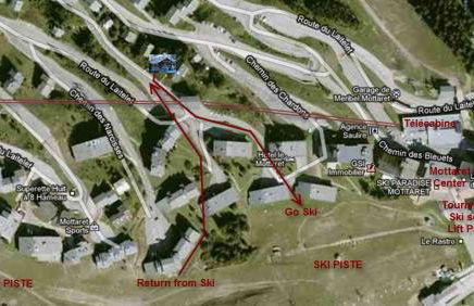 Chalet La Grande Ourse Meribel 135 m2 apartment near pistes - Foto 2