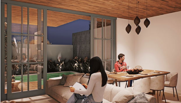 BrandNew Luxury Villa Nyanyi 1 for8guest - Foto 3, Zona de estar