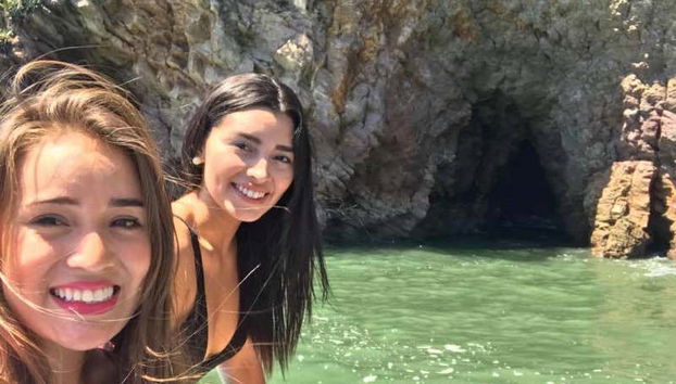 Disfrutando de la visita a las islas