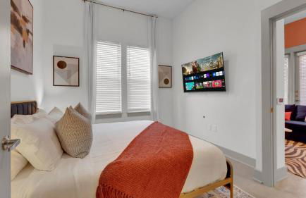 1B1B LUX 1st Flr Apt-2min to TCU+King Bed+Pool+Gym - Foto 14