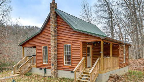 Greenbrier River On-Site! Modern-Rustic Log Cabin - Foto 2