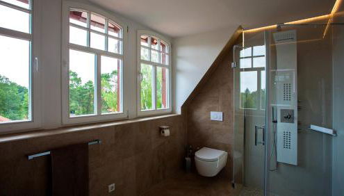 Parkresidenz Lychen, Ferienwohnung 6 - Photo 2, towels, Shower