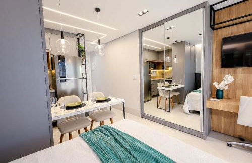 Estúdio Moderno no City House - Área de lazer com vista 360º e Piscina - Foto 75