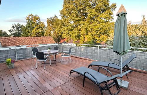 LGH-Moderne, ruhige Wohnung, Nähe zum Flughafen und Autobahn, 24h-self-check-in, vollausgestattet, DisneyPlus, Waschmaschine - Foto 15