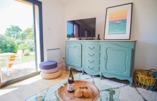 -GAÏA- MAISON FAMILIALE VUE MER ET JARDIN DOURVEIL - Foto 13