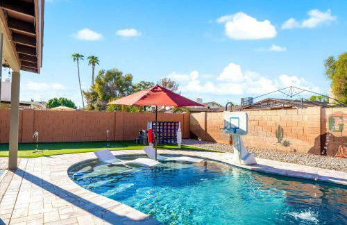 Slide into Fun Pool Games Fire Pit Sport Court - Foto 78