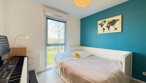 Le Bignon - Wifi, TV, 4 personnes, 1 min à pied du tram - Foto 4