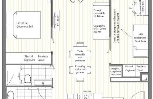 Refuge Chaleureux et Lumineux, Wifi, Balcon, Parking au coeur de Deauville - Photo 6