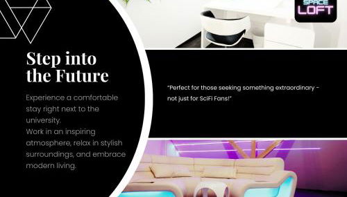 Space Loft Wohndesign mit 2 Schlafzimmern l 450m bis Uni - Photo 3