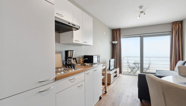 Cosy Studio With sea and Beach Views - Foto 4, Cocina privada