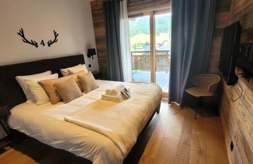 Chalet 5* aux Gets: Luxe, jacuzzi, sauna, chiens admis - FR-1-598-19 - Foto 8