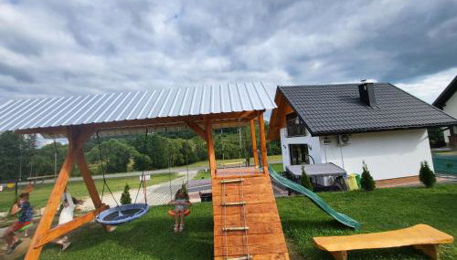 Domek Bieszczadzki Staw - Noclegi Czarna - Foto 4, Garden view