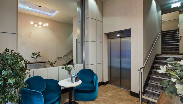 Sala de estar do lobby