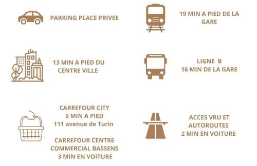 Sweet Home - Clim & Vue, Balcon & Parking privé - Foto 22