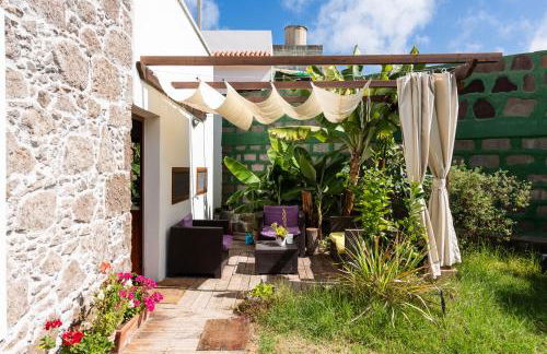 Villa Canaria piscina jacuzzi jardín - Foto 13