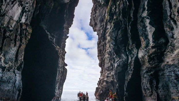 Grutas no norte de São Miguel