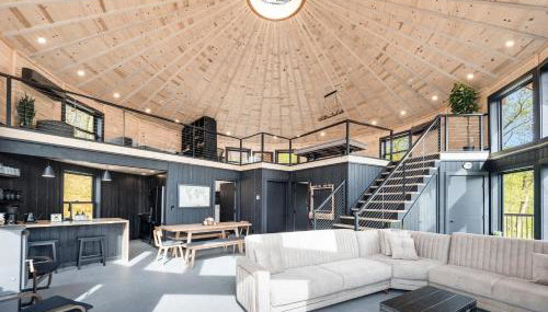 Skyline Yurt: Hot Tub~Wood Stove~WiFi~EVcharger - Foto 5