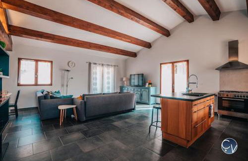 Villa avec piscine privée et jardin en Ardèche - Foto 44