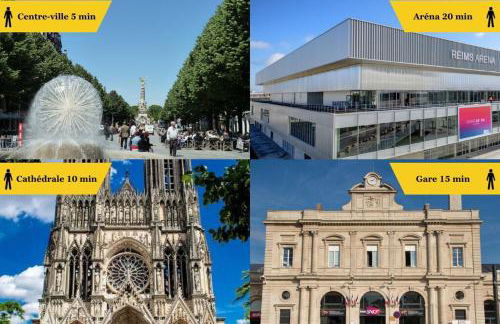 Bleuets studio cosy neuf terrasse proche centre - Foto 17