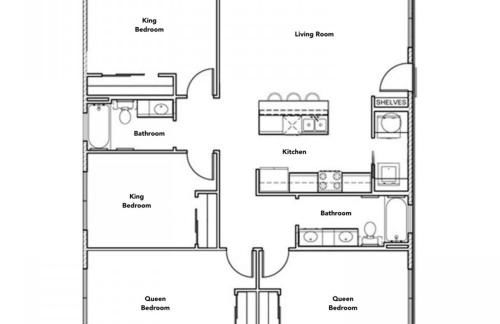 Stylish 4BR with Smart TV and Free Garage Parking - Foto 8