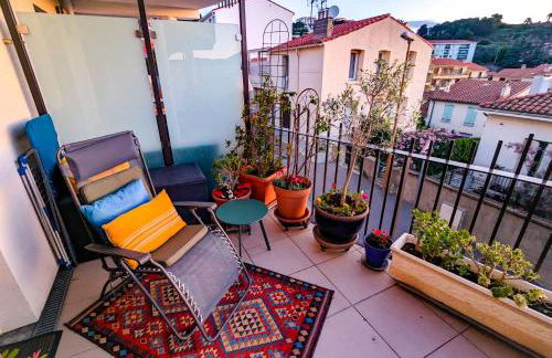 1BR Apartment T2 54m2 Onde Marine 2nd floor Lift Wifi AC Parking - Foto 16