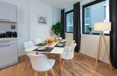 Modernes, zentrales City-Apartment am Kennedyplatz, nahe Hauptbahnhof und Limbecker Platz, lichtdurchflutete Räume - Photo 27