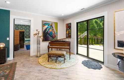 Luxury Mountain Mansion, 7BR, 8 king beds, 10000sf, Views, Pool, Sport Court, Gym, Sauna, Petting Zoo - Foto 69