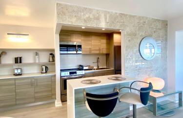 Panoramic luxurious waterfront one bedroom apartment with Miami skyline view Free parking 5min drive to Miami Beach - Foto 14