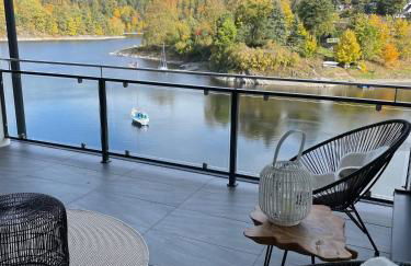 Apartments Saaldorf-Ferienhaus mit 6 Apartments 45qm-120qm direkt am Thüringer Meer-Bleilochtalsperre - Foto 1