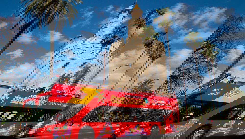 Junto a la Torre del Oro