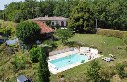 Maison Littré - Piscine chauffée - Au calme entre vignes et forêt - Foto 4