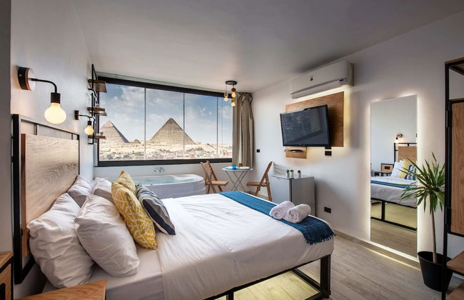 Jacuzzi Studio @ The Pyramids Free Airport Pickup - Foto 8