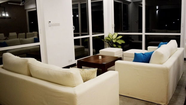 Zona de estar del vestíbulo