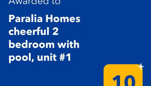 Paralia Homes cheerful 2 bedroom with pool, unit #1 - Foto 4