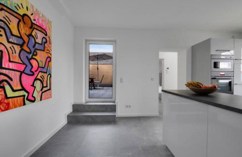 Apartment 150QM 8 Personen Neuss, Düsseldorf mit Terrasse, Parkplatz, Küche - Foto 11