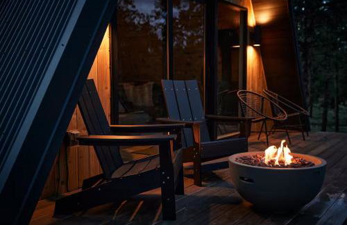 Modern A-frame w/ hot tub + view - Foto 4