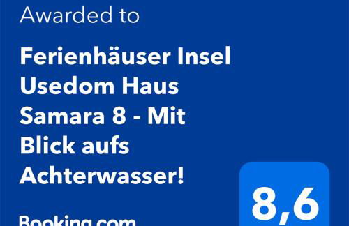 Ferienhäuser Insel Usedom Haus Samara 8 - Blick aufs Achterwasser! Whirlpool und Sauna - Foto 6