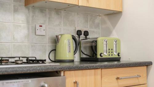 Cosy Flat,Great Location&Parking - Foto 5, stove, toaster