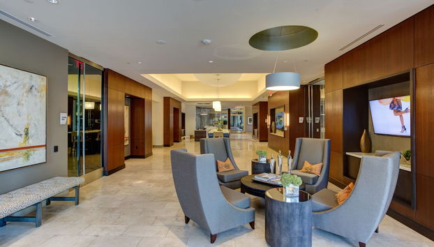 Zona de estar del vestíbulo