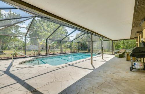 Saltwater Pool and Lanai Lehigh Acres Escape! - Foto 20