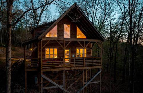 Cabin 5 Mtn View Cabin Near River with Hot Tub and Fire Pit - Foto 30